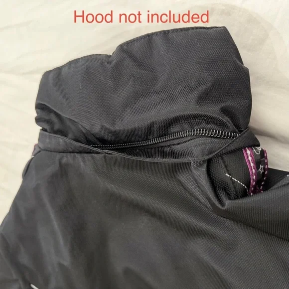 Lecaf Women’s Snowboard Jacket Small 95 Black Purple Quilted Insulated Ski Coat - Picture 17 of 17